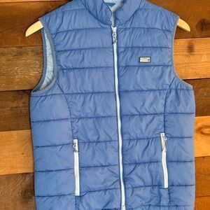 johnnie-O Sky Blue Puffer Vest